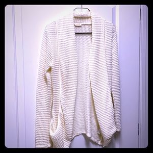 Cream Cardigan with Pockets